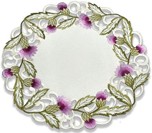 Justina Claire Medium Doily in a Highland Glen Design.