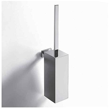 Colombo Design Porta scopino quadro a muro cromo Basic Q B3707