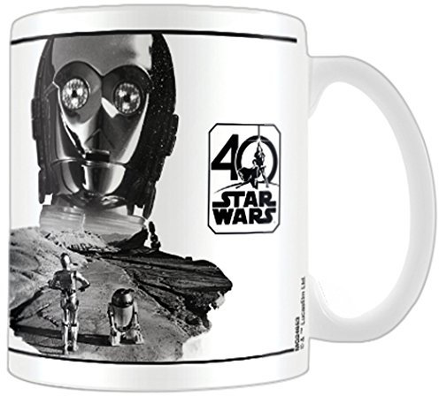 Pyramid International AFMG24653 Star Wars 40th Anniversary (C-3PO) Official Boxed Ceramic Coffee/Tea Mug, Paper, Multi-Colour, 11 x 11 x 1.3 cm