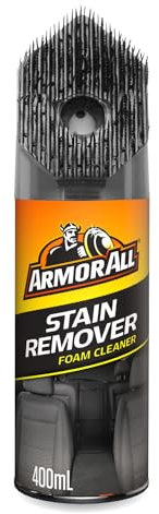 Armor All, Stain Remover Foam Cleaner, Easily Removes Dirt and Stains with its Built-in Brush, Suitable for All Fabric, Vinyl, Rubber and Plastic Surfaces, Ideal for Car Detailing