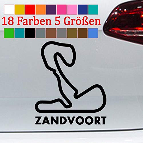 Circuit Zandvoort Aufkleber Niederlande Sticker Park Formel 1 18 Farben 5 Größen