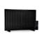 oneConcept Radiateur Electrique Mobile, Radiateur à Bain d'Huile Fixation Murale, Faible Consommation d'Energie et Silencieux, 800W, Chauffage Electrique avec Thermostat, Tactile, Chauffage d'Appoint
