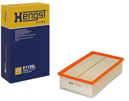 HENGST - Air Filter E1126L - Air Filter Insert for Car - High Quality Engine Air Filter for Petrol or Diesel Engines - Protection for Engines - Water Resistant
