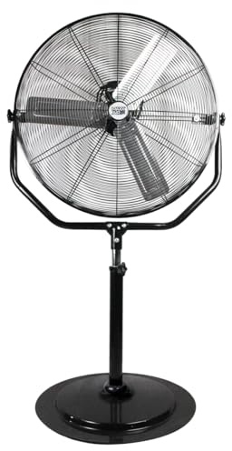 Maxx Air Industrial 30 Pedestal Fan, Powerful Heavy Duty Commercial Fan for Warehouses, Factories, and Large Spaces, Adjustable Height, Durable Construction, High Velocity Air Circulation