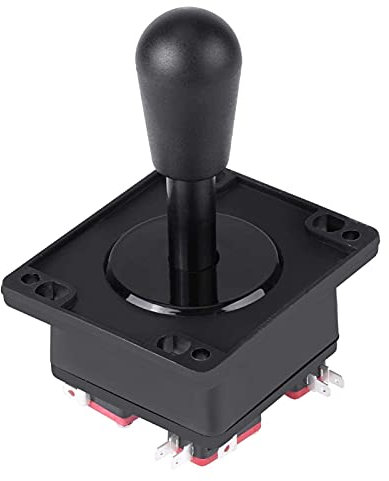 Hztyyier Joystick de Estilo Americano conmutable Desde el Mango Negro elíptico de operación de 8 vías para máquinas de Juegos Joystick