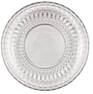 Villeroy & Boch 11-7299-0820 Boston Salade/Dessert, Assiette Polyvalente et décorative pour Tous Les Jours, Verre de Cristal, Clair 21 cm