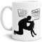 Lustige Tasse mit Spruch - Schatz, ist das wirklich die Impfung? - Hochwertige Keramiktasse - Weiß, 300 ml