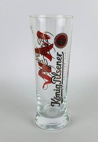 König Pilsener 0,2l Glas/Sonderedition/Gläser/Bierglas/Bier/Pils/Bar/Gastro/Deko/Sammelglas/Sammlerglas