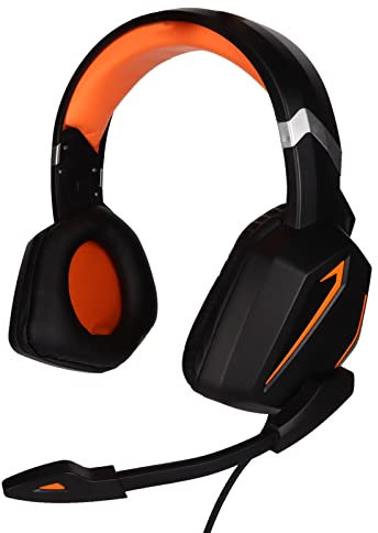 ASHATA Gaming Headset,Surround Sound Professional Gaming Headset with Mic,Memory Foam Cushion Over Ear Headphones,3.5mm Wired Headphones,for Xbox One PC/Laptop