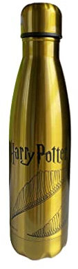 HÔMADICT - Bouteille Isotherme Harry Potter - Gourde INOX Reutilisable Vif d'or - Maintien Chaud et Froid 12h - pour Sport, Voyage, Quotidien, 500ml - BPA Free - Licence Officielle