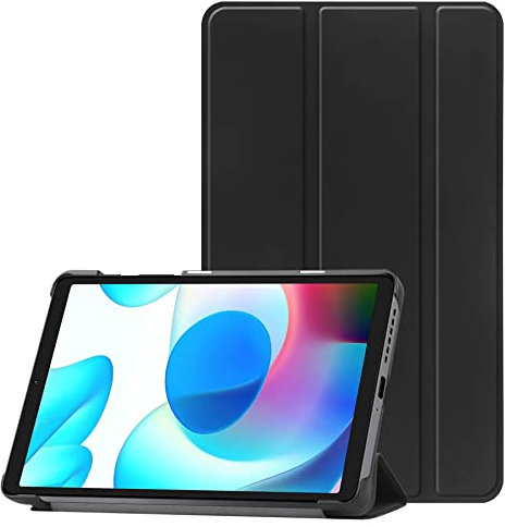 VOVIPO realme Pad Mini Tablet Case, Funda ultradelgada y Ligera con Soporte para 8,7 Pulgadas realme Pad Mini Tablet-Black