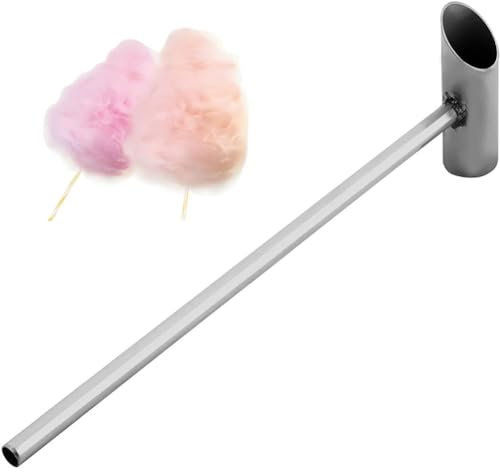 Uadme Candy Floss Scoop, 29cm Long Handle Stainless Steel Candy Machine Spoon for Cotton Candy Floss Marshmallow Machine Spare Parts