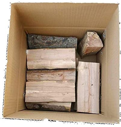 LOERSS Scheitholz Brennholz Natürliches, kammergetrocknetes Brennholz, Naturholz für Kamin und Lagerfeuer,20cm-10lb