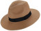Chapeau de Soleil Panama - Floppy Chapeau de Paille Large Bord Anti-UV pour Femme Homme, Plage, Voyage, Été (Brun)