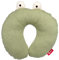 SIGIKID 39843 Nackenkissen Frosch, yellow für Mädchen und Jungen von 1 bis 8 Jahren, 25cm, Grün/Frosch