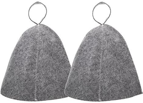 Beavorty 2stücke Filz Sauna Hut Atmungsaktive Duschhaube Isolierte Badekappe Für Dampfbäder Und Saunabesuche Für Damen Und Herren Komfortabel Und Langlebig