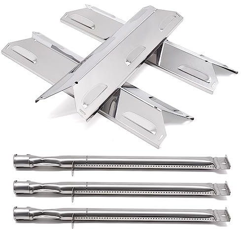 Adviace Pièces de Rechange pour Barbecue Landmann 42170 42172 966686, brûleurs et plaques chauffantes pour Barbecue Landmann 3 brûleurs