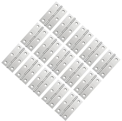 YARNOW 20stücke Schrank Scharniere Aus Edelstahl Schwerlastscharniere Für Möbel Scharniere Für Schränke Und Garderoben