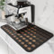 DK177 Coffee Mat - Hide Stain Absorbent Drying Mat with Waterproof Rubber Backing - Fits Under Coffee Maker & Espresso Machine (19''X12'')