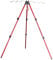 YUANGANG Multifunktionale Angelruten Stativ Ständer Rest Aluminium Faltbare Angelrutenhalter Rot