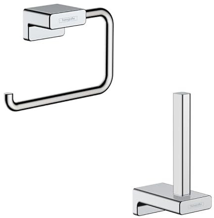 Hansgrohe Porte-Papier WC AddStoris + Réserve Porte-Papier chromé