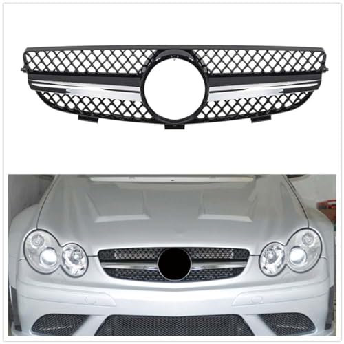 Doppellamellen-Frontstoßstange, Nieren-Doppelgitter, Grill-Ersatz, für Benz W209 CLK Class CLK320 CLK500 2003-2009