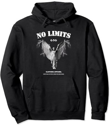 No Limits Gym Motivation Work Hard Pump Cover Pullover Hoodie