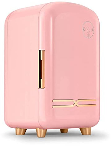 Réfrigérateur Rose Moderne pour Soins de la Peau, avec tiroirs Amovibles, 12 litres, Mini réfrigérateur de beauté, réfrigérateur de Maquillage Portable pour Soins de la Peau et cosmétiques