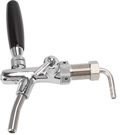 Dispensador de Cerveza de Barril, Grifo de Cerveza de Acero Inoxidable 304, Rosca G5/8, Herramienta Profesional para Verter Cerveza, Menos Espuma para Diversas Actividades de