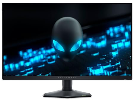 Alienware AW2724HF Moniteur Gaming - 27 FHD (1920x1080) 0,5ms 360Hz, AMD Free-Sync Premium, Connectivité HDMI/DisplayPort/USB 3.2, Réglage de la Hauteur/Rotation/Inclinaison, Noir