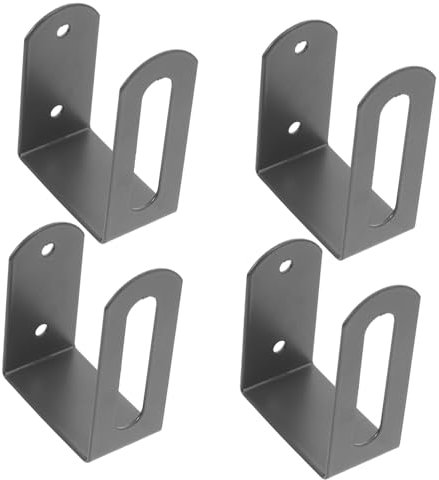 NUOBESTY 4pcs Keyboard Stand Wall Mount Keyboard Rack Metal Shelf for Home Office Gaming