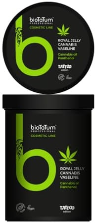 Biotatum Tattoo Petrolatum Jelly 1000g. – Tattoo Aftercare – Tattoo Jelly zum Tätowieren – Petrolatum Original – Hautpflege & Tattoo Pflege