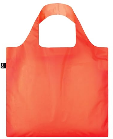 LOQI Recycled bag neon orange, fluorescent orange, fluorescent orange, contemporary, fluorescent orange, Contemporary