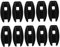 10Pcs DIY Electric Fence Insulators for Livestock Safe Durable Wire Holders for Farms Gardens Excellent Insulation Energy Efficiency