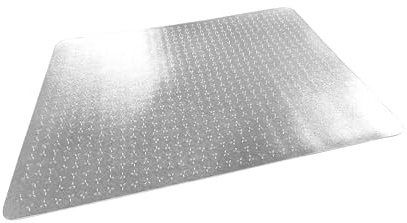 Floortex� TrYlok� PVC Rectangular Chair Mat for Low Pile Carpets up to 6mm - 90 x 120cm