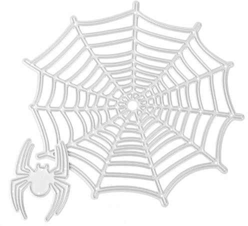 ULTECHNOVO Halloween Stanzformen 2 Stück Spinnennetz Metall Stanzschablonen für Selbstgemacht Karten Basteln Scrapbooking