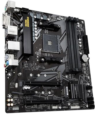 WLTDYZZLDN Placa Bases Placa Base Fit For GA B550M DS3H Micro-ATX B550 DDR4 4266(OC) MHz M.2 128G PCI-E 4.0 de Doble Canal con Socket AM4 Placa Bases