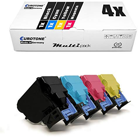 Eurotone 4er Set Kompatible Toner XXL für Bizhub C 35 C35 P ersetzt Konica Minolta TNP-22 A0X5192 A0X5492 A0X5392 A0X5292 im Sparpack