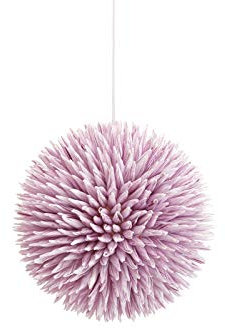EUROPALMS Sukkulenten Kugel (Eva), Kunstpflanze, rosa, 20cm | Sukkulentenkugel mit Soft-Touch-Blättern
