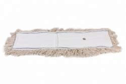 Clim Profesional Recambio Mopa Plana Industrial de Algodón de 60CM. Limpieza y Barrido de Suelos. Elimina Polvo y Suciedad 100% Algodón Natural. Tamaño 60CM