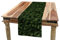 ABAKUHAUS Winter Tischläufer, Kiefern-Tannen-Nadelbaum, Esszimmer Küche Rechteckiger Dekorativer Tischläufer, 40 x 300 cm, Dunkelgrün Karamell Grün