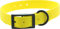 CANIHUNT Collier Chien CTECH Boucle Double - 6 Coloris - 2 largeurs, 3.8mm d'épaisseur, matière en polychlorure de Vinyle, Marque Française (2.5 x 0.4 x 60cm, Jaune)