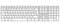LMP Nummernblock Bluetooth WKB-1243 Silber – Englische Layout