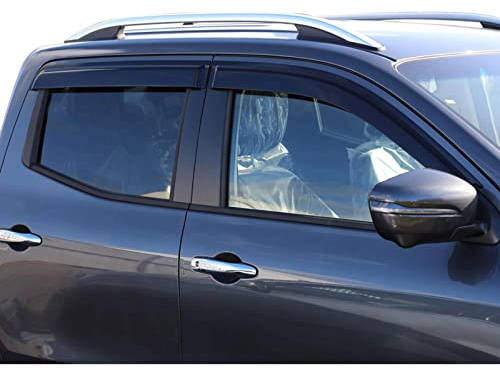 Logan4x4 Windabweiser für Nissan Navara NP300 2014 – 2021 Doppelkabine