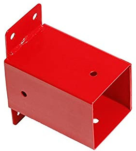 Grindi - Schaukelverbinder Holzverbinder Schaukel - Wandverbinder 90x90 rot - GHSK