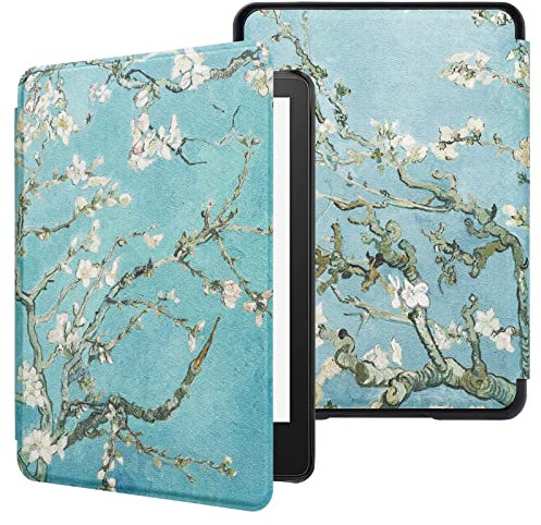WALNEW Hülle für 6.8 Zoll Kindle Paperwhite 11th Generation (Model No. M2L3EK & M2L4EK), Lightweight Kunstleder Schutzhülle Smart Cover mit Auto Sleep/Wake Funktion
