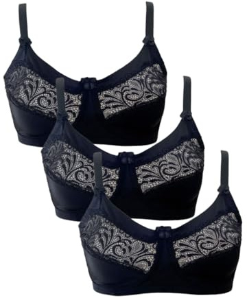Coconuda Confezione da 3 Reggiseni Camelia Nero 7
