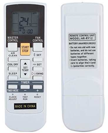 ciciglow Universal Remote Control for Air Conditioner, for Fujitsu AR-RY12 AR-RY13 Smart Remote Controller Replacement Air Conditioner