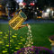 Regadera solar Luces Decoraciones de Jardín, Cadena de Luces para Exterior, Impermeable Arte Retro Lámpara Solar Cascada Luces de Hadas con Gancho de Pastor para Patio Camino Pasarela