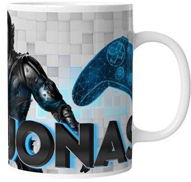 timalo® Gaming Tasse mit Namen | Gamer Kaffeetasse Konsole personalisiert mit Wunschname für Jungen | mug-35